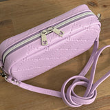 Lavender "Quilted" Mouse - Crossbody (med size)