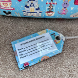 D&B Upcycled Luggage Tag - #14
