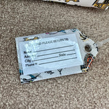 D&B Upcycled Luggage Tag - #9