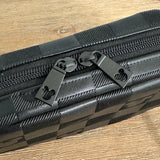 Black "Checkered" Mouse - Wristlet (can convert to crossbody)