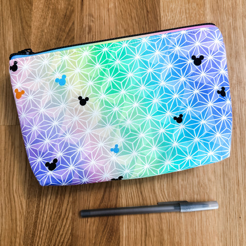 Geo Rainbow - Cosmetic Bag