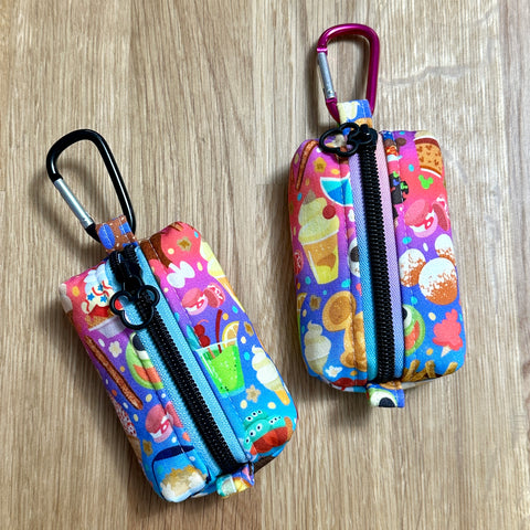 Rainbow Kawaii Snacks - Boxy Bag Keychain