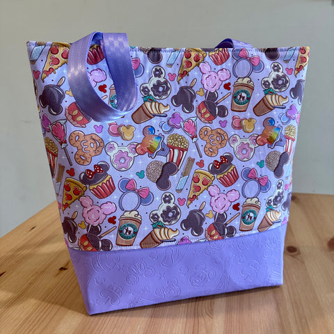 Snacks (lavender) - Tote Bag