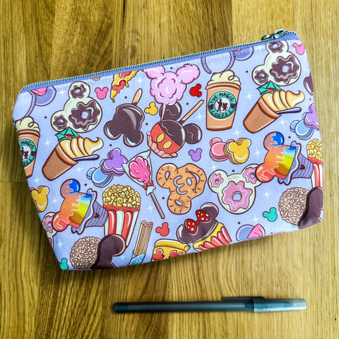 Lavender Snacks - Cosmetic Bag