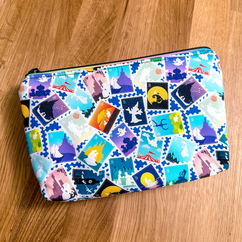 Stamps Cosmetic Bag