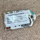 D&B Upcycled Luggage Tag - #12