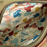 Brown "Checkered" Mouse - Wristlet (can convert to crossbody)