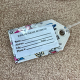 D&B Upcycled Luggage Tag - #13