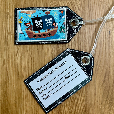 Pirate Mouse - Luggage Tag