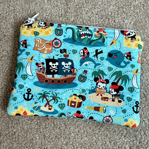 Pirate Mouse - Zip Pouch